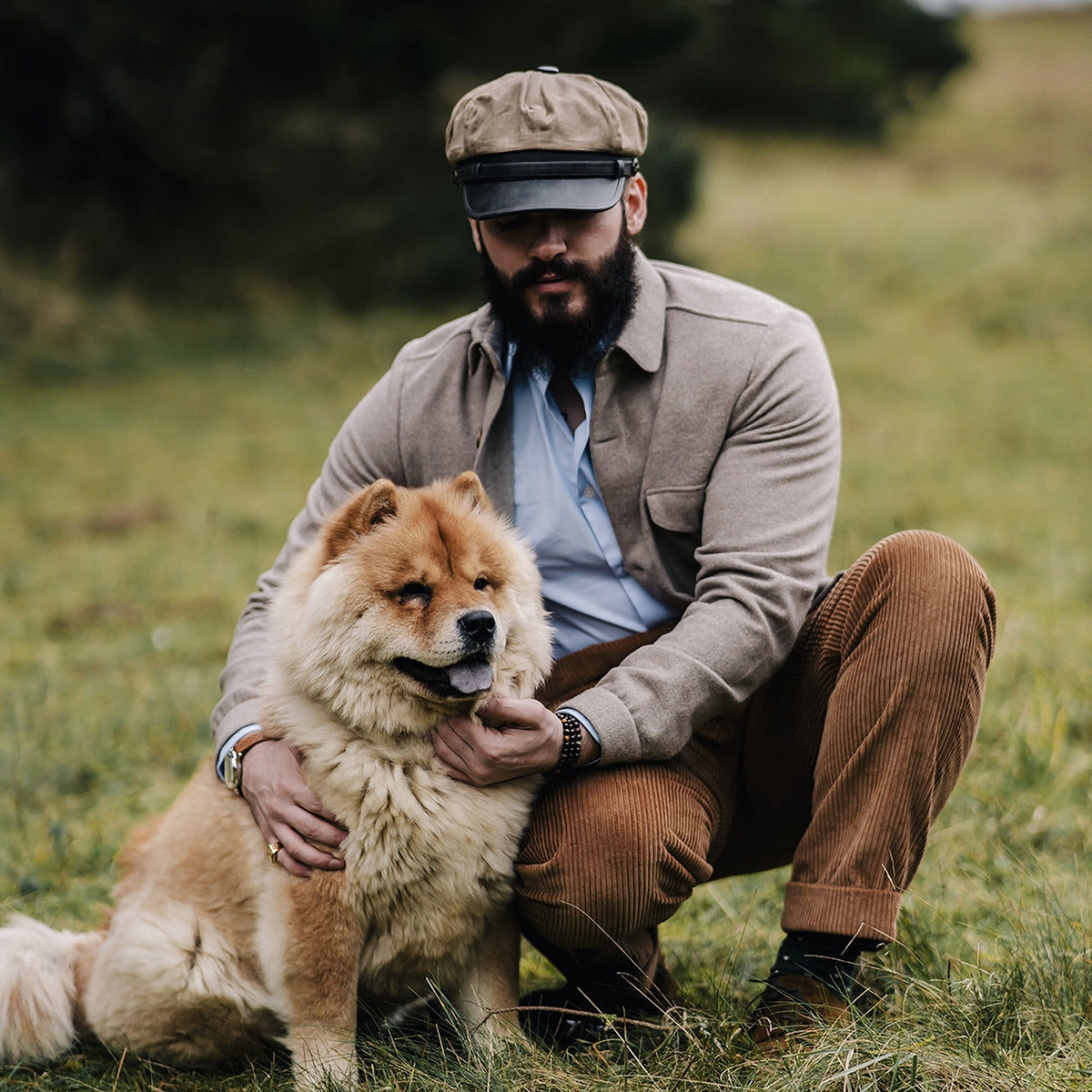 Rebel Motorcycle Cap - British Tan