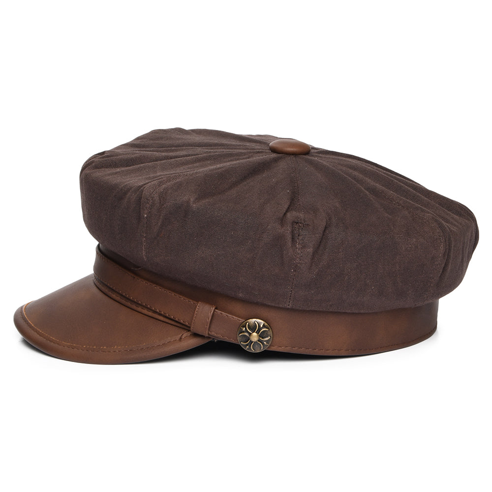 Rebel Motorcycle Cap - Brown