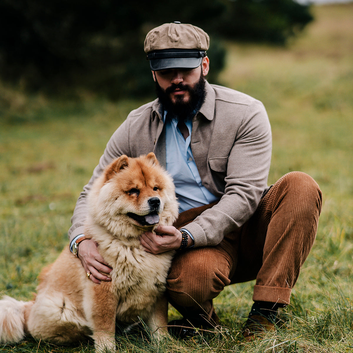 Rebel Motorcycle Cap - British Tan Wholesale