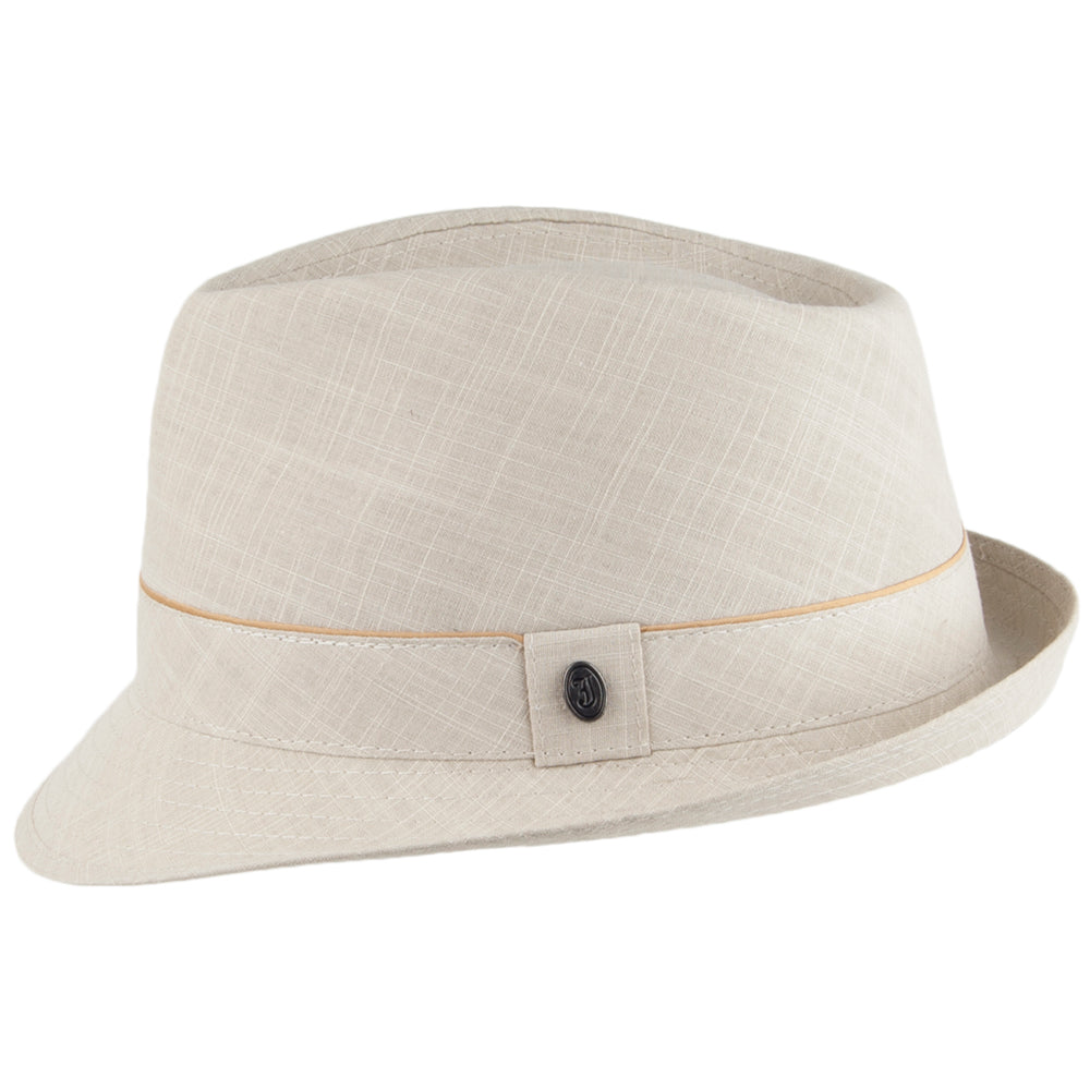 Cotton Trilby Hat - Oatmeal