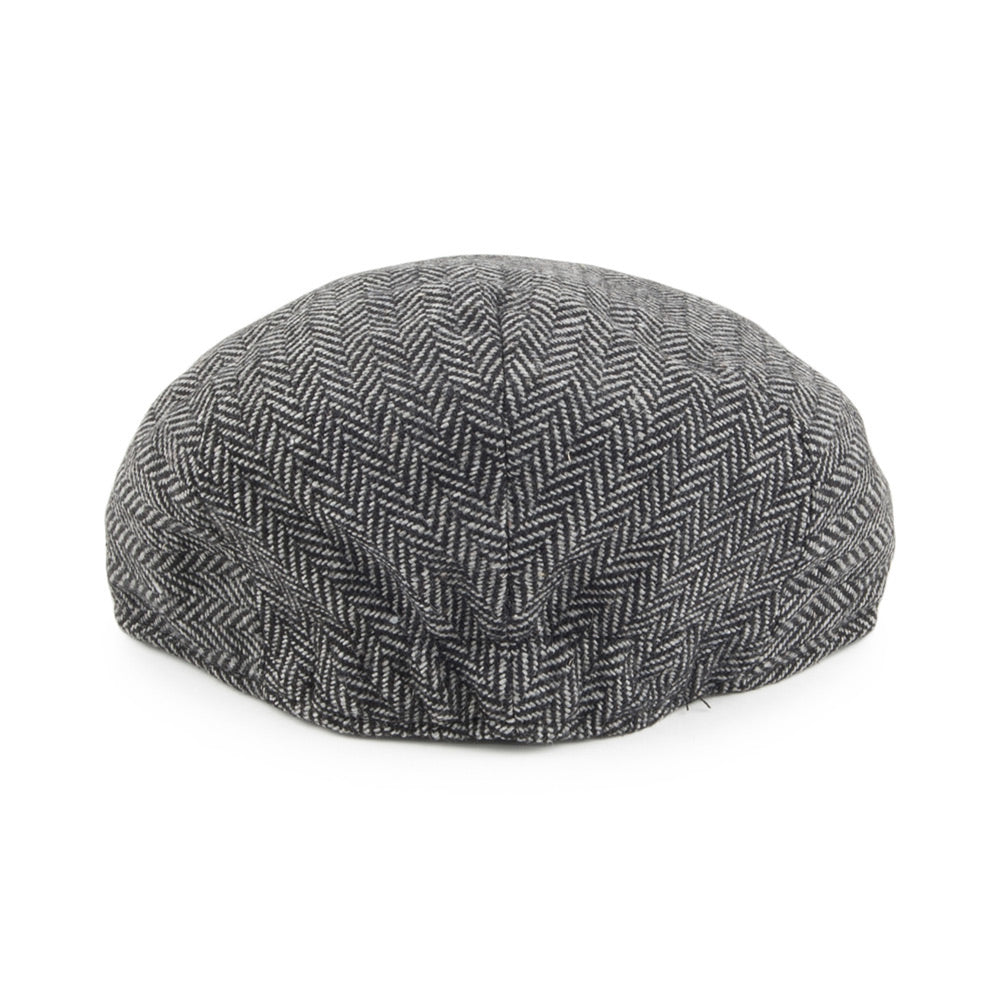 Baby Herringbone Flat Cap Grey Wholesale Pack