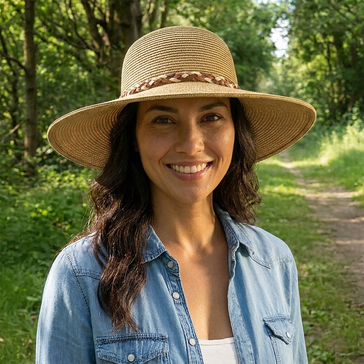 Palm Springs Floppy Sun Hat - Toast