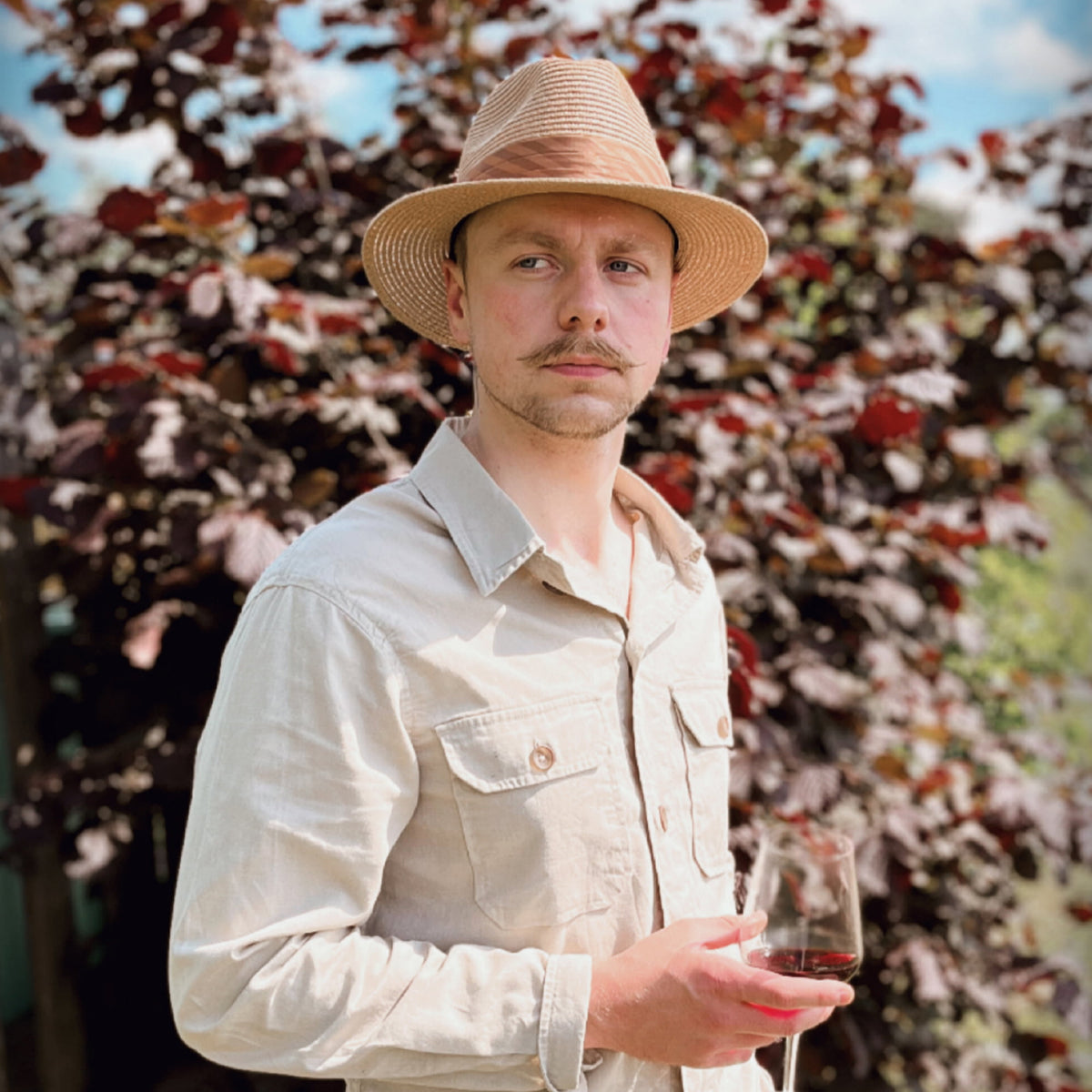 Toyo Braided Fedora - Cappuccino