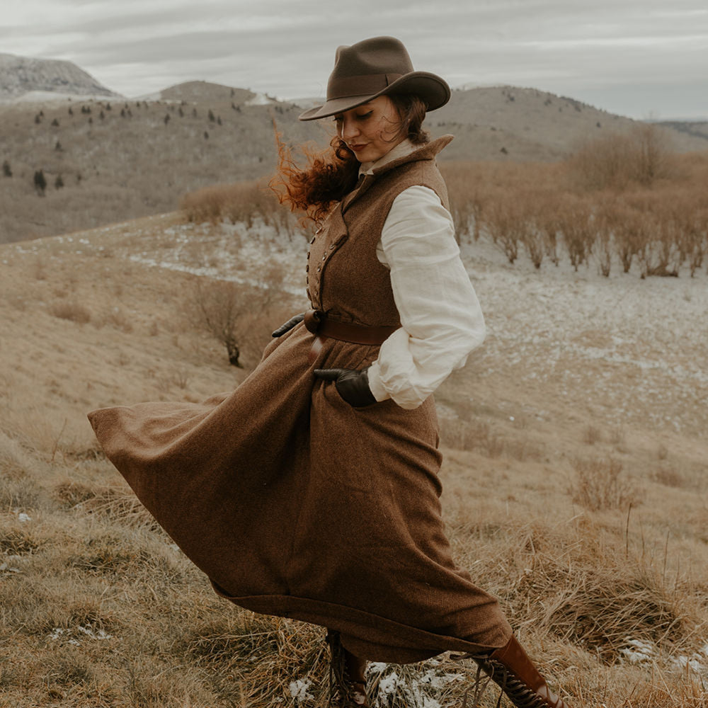 Ford Fedora Hat - Brown
