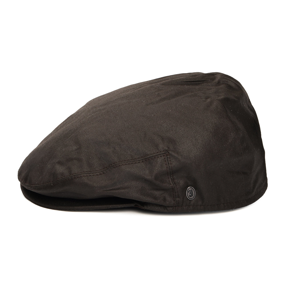 Oilcloth Flat Cap Brown Wholesale Pack