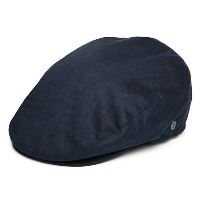 Linen Flat Cap Navy Wholesale Pack