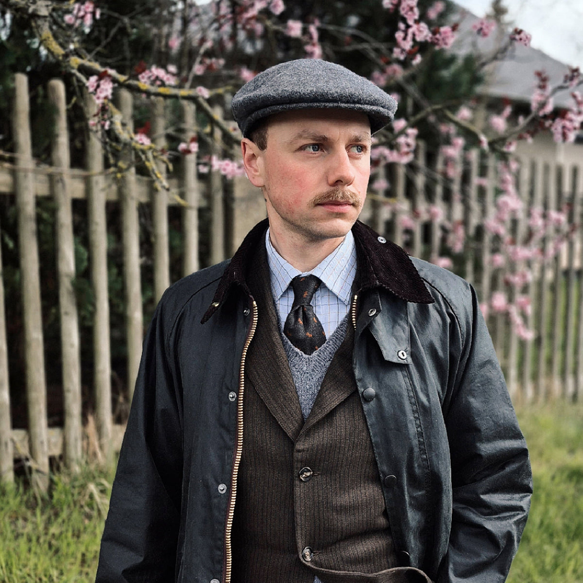 Classic Wool Flat Cap Charcoal Wholesale Pack