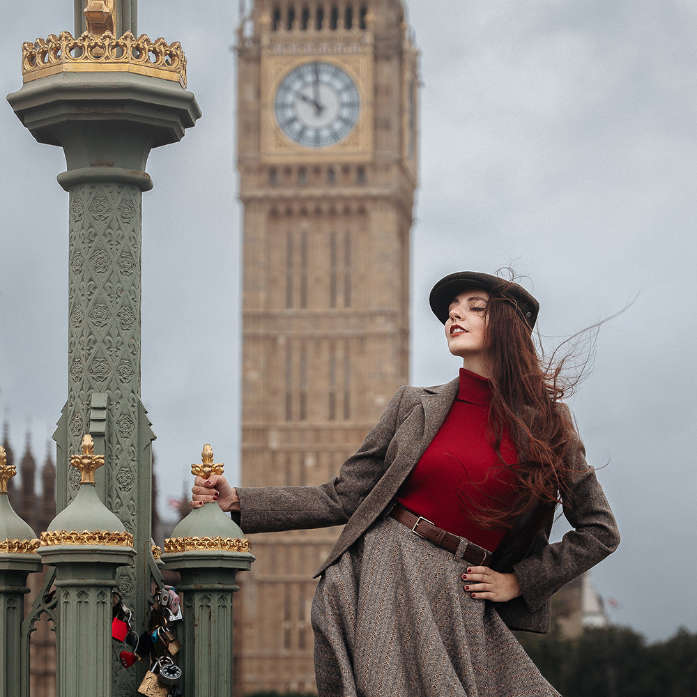 Tyburn Flat Cap Brown Wholesale Pack