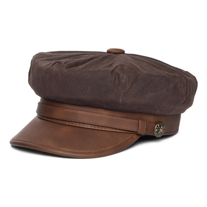 Rebel Motorcycle Cap Brown Wholesale Pack