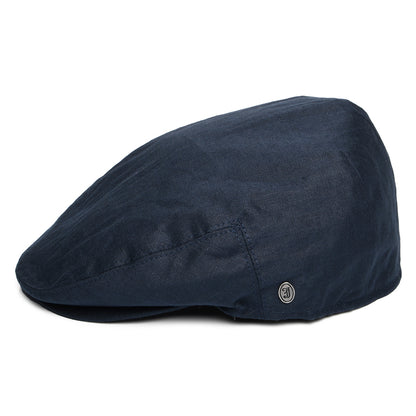 Linen Flat Cap Blue Wholesale Pack