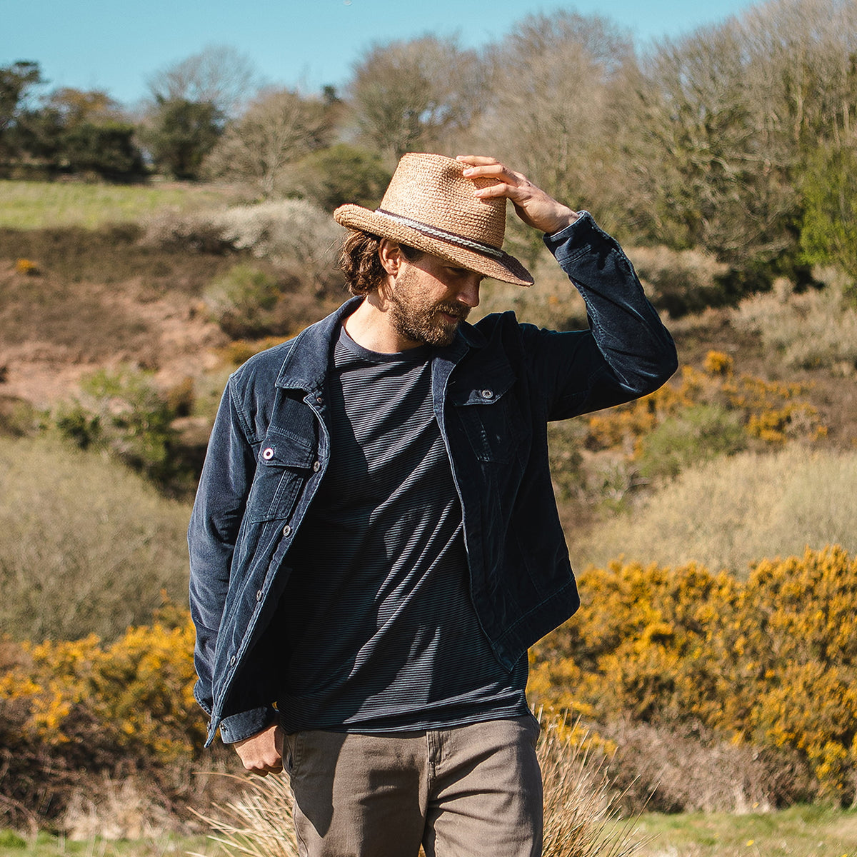 El Paso Straw Outback Hat - Natural