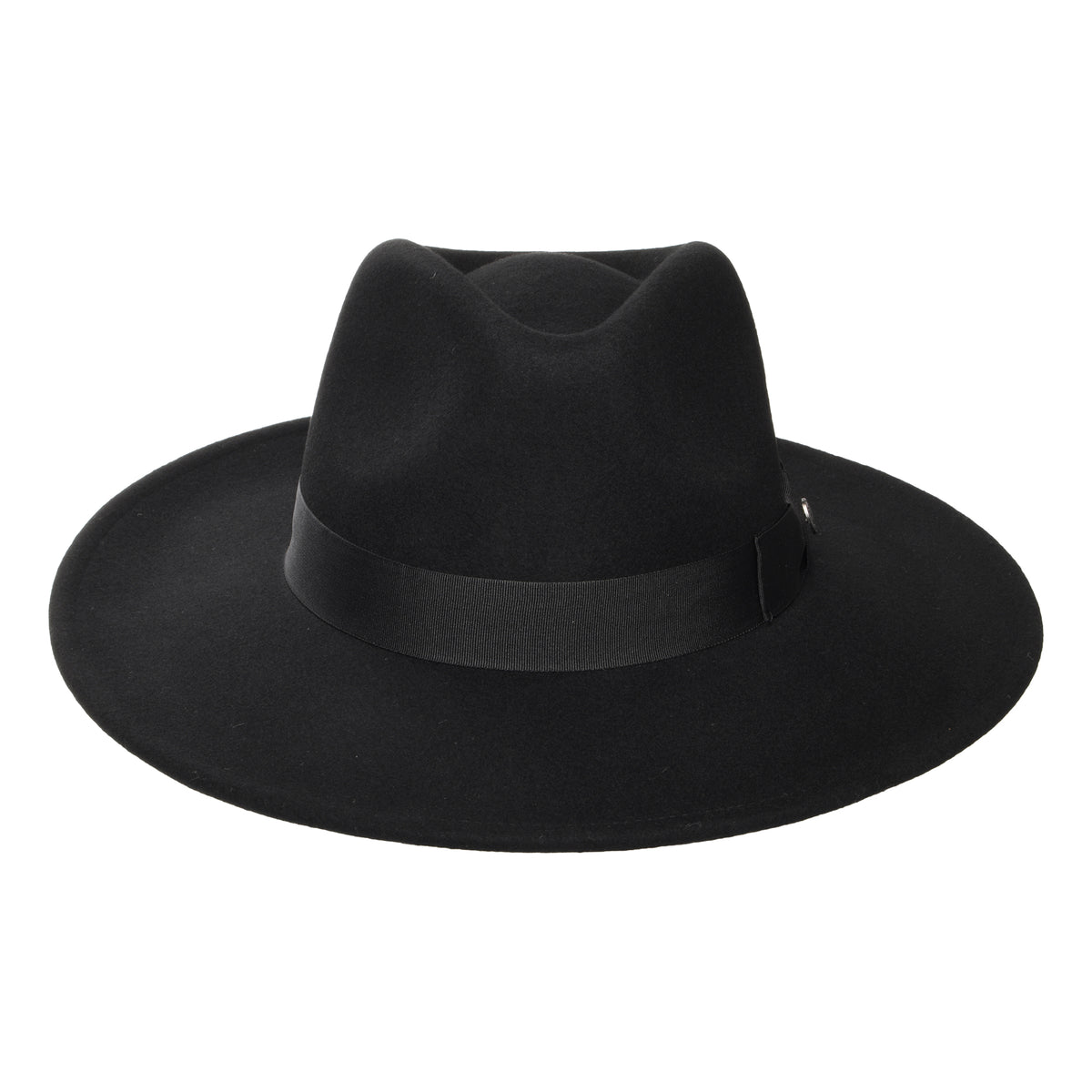 The Author Wide Brim Fedora Hat - Black
