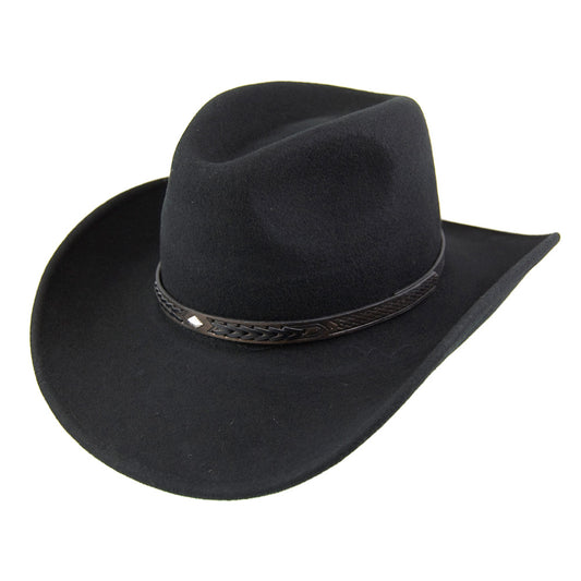 Comanche Cowboy Hat - Black