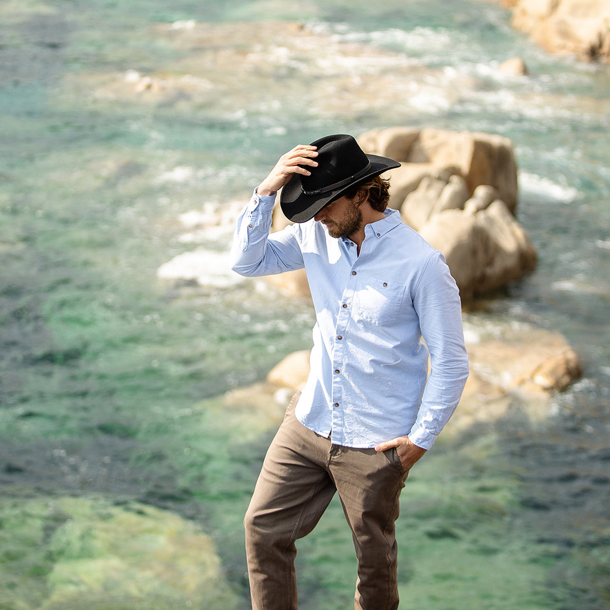 Comanche Cowboy Hat - Black