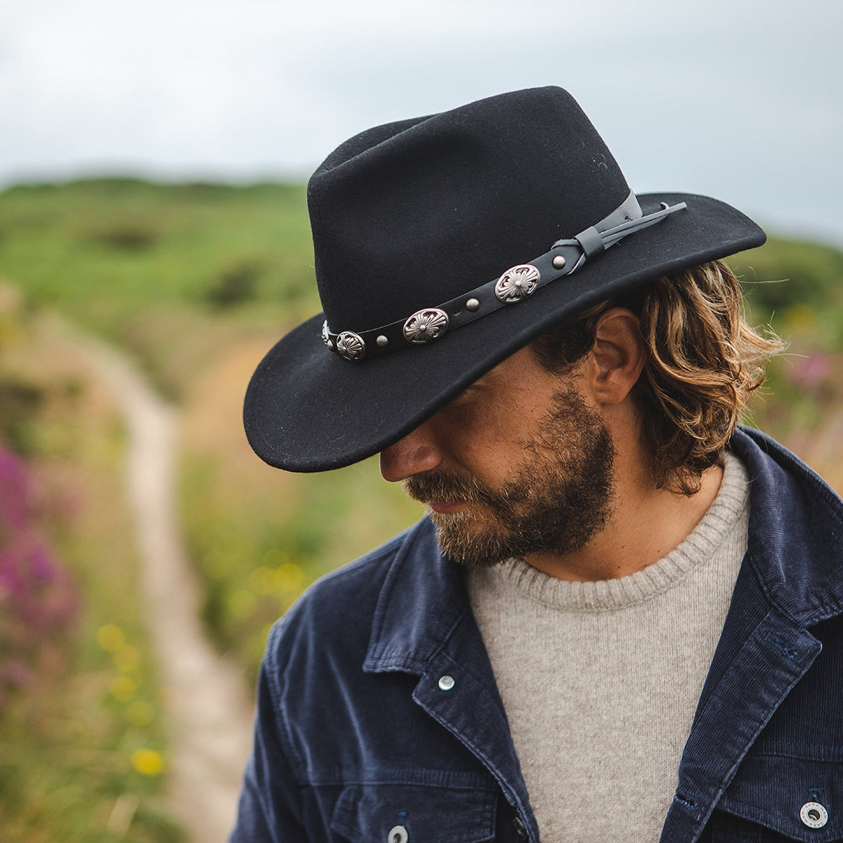 Tombstone Cowboy Hat - Black