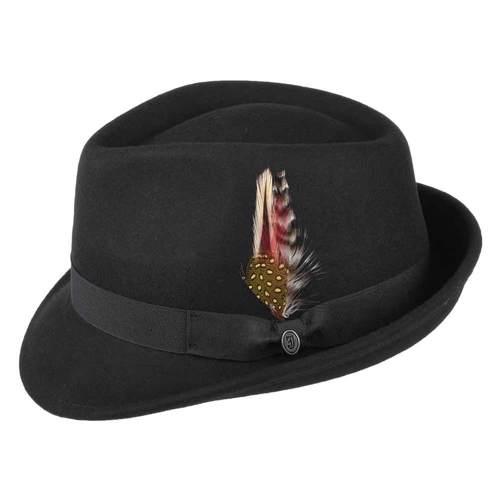 Detroit Trilby Hat - Black