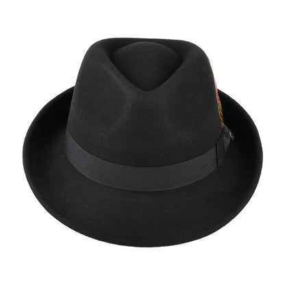 Detroit Trilby Hat - Black