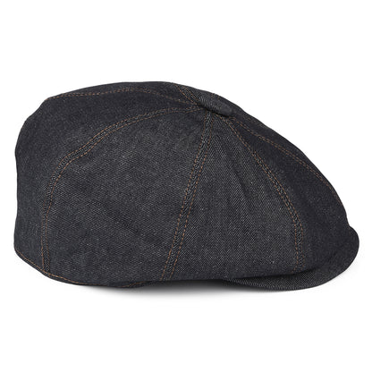 Denim Newsboy Cap - Dark Blue