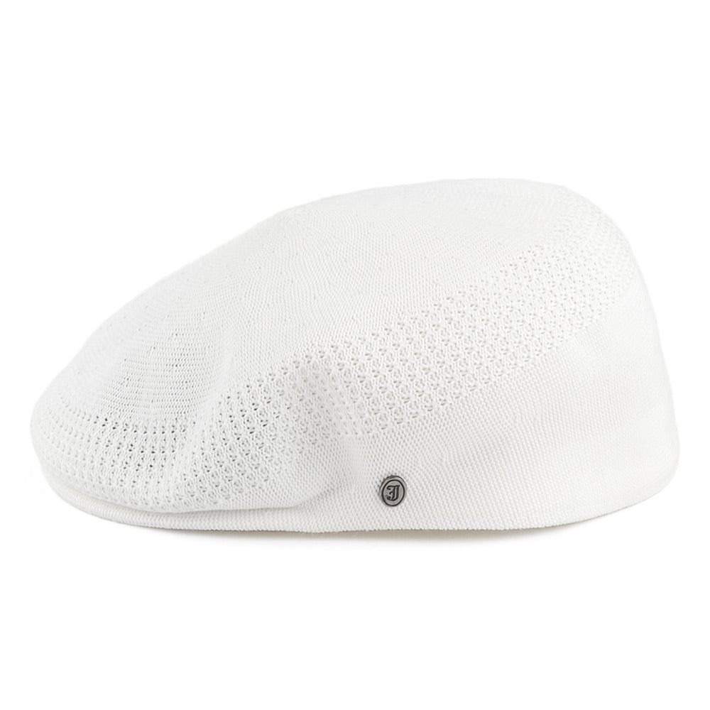 Summer Flat Cap - White