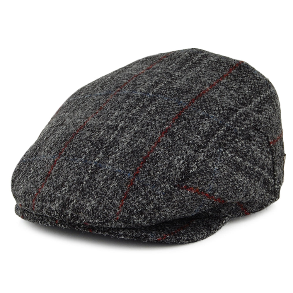 HARRIS TWEED Loch Alsh Flat Cap - Grey Multi