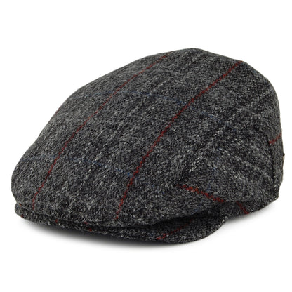 HARRIS TWEED Loch Alsh Flat Cap - Grey Multi