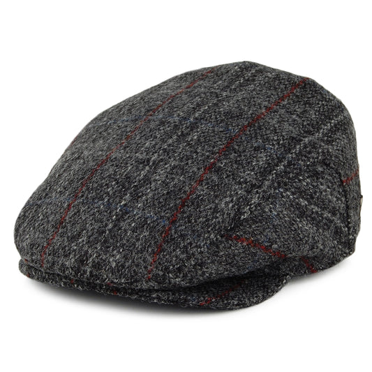 HARRIS TWEED Loch Alsh Flat Cap - Grey Multi