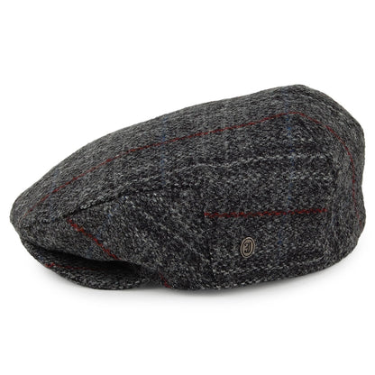 HARRIS TWEED Loch Alsh Flat Cap - Grey Multi