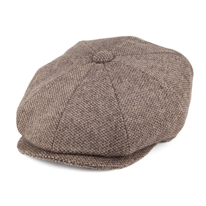 Gotham Classic Newsboy Cap - Brown