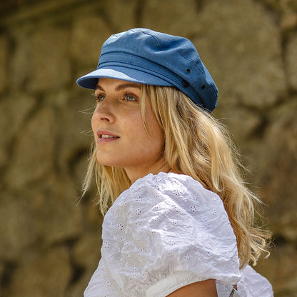 Classic Cotton Fiddler Cap - Denim