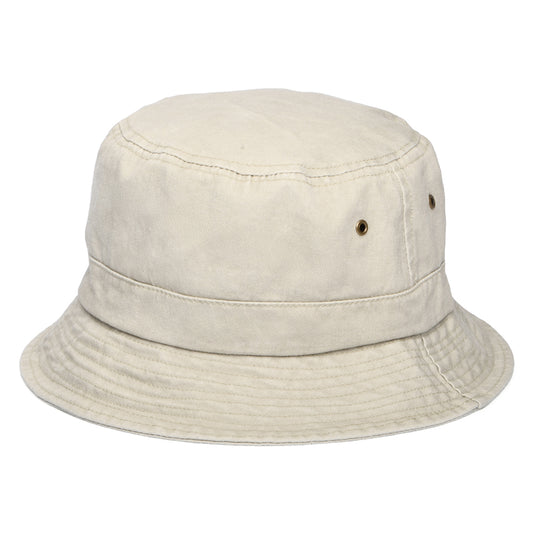 Packable Cotton Bucket Hat - Putty