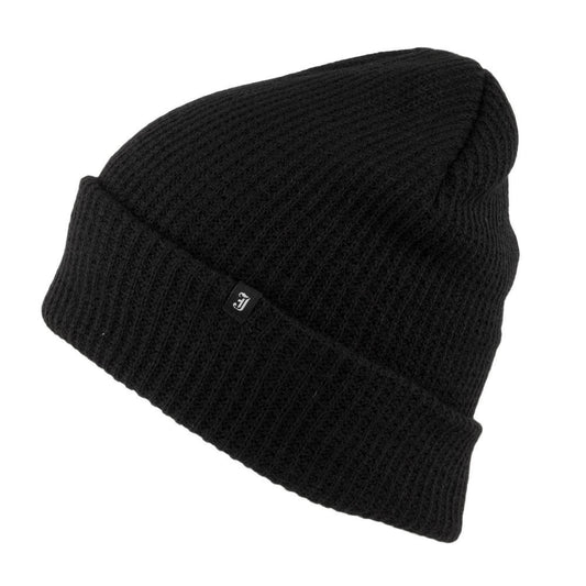 Classic Cuff Beanie Hat - Black