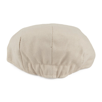 Baby Cotton Flat Cap - Beige