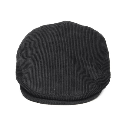 Corduroy Flat Cap Black Wholesale Pack
