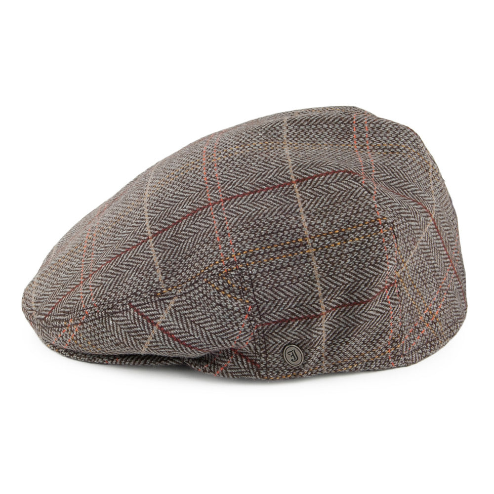 Tweed Flat Cap Brown-Grey Wholesale Pack