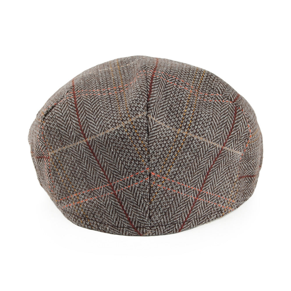 Tweed Flat Cap Brown-Grey Wholesale Pack
