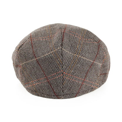 Tweed Flat Cap Brown-Grey Wholesale Pack