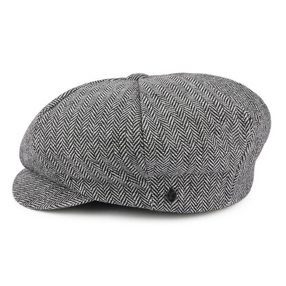 Herringbone Big Apple Cap Grey Wholesale Pack