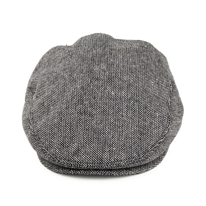 Marl Tweed Flat Cap Black Wholesale Pack