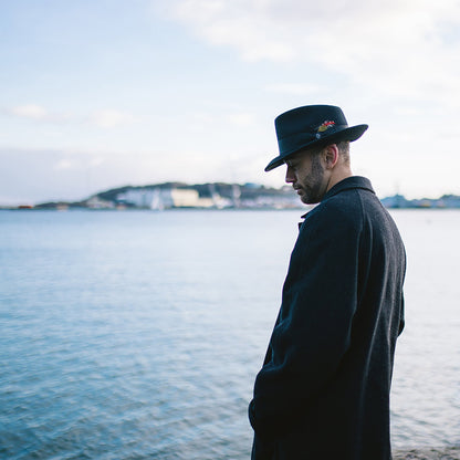 Crushable C-Crown Fedora Black Wholesale Pack