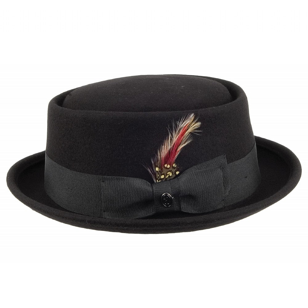 Pork Pie Hat Black Wholesale Pack