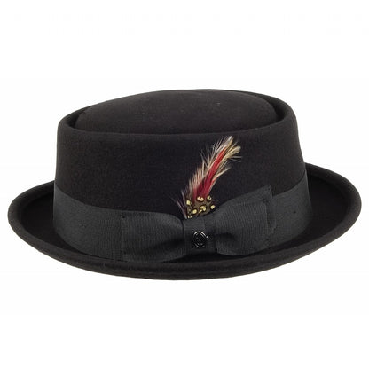 Pork Pie Hat Black Wholesale Pack