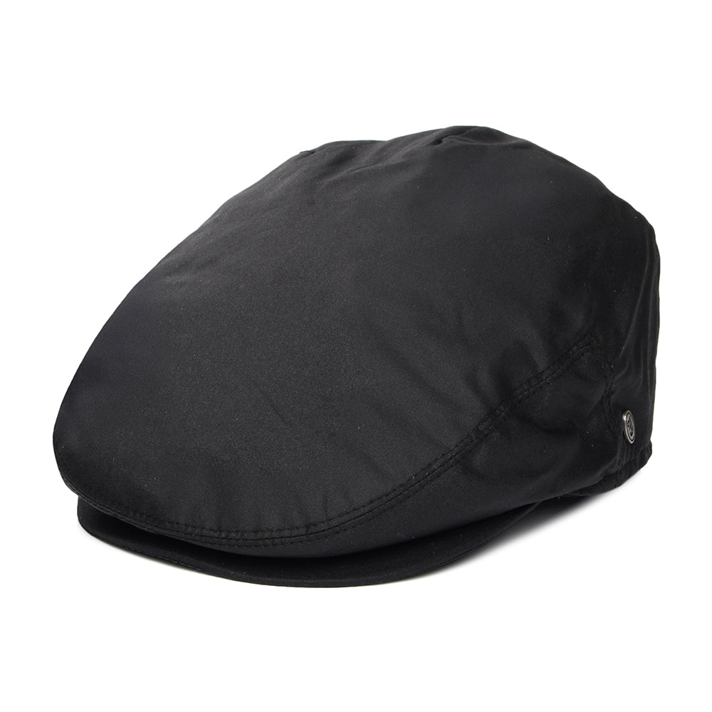 Oilcloth Flat Cap Black Wholesale Pack