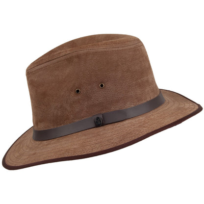 Nubuck Leather Safari Fedora Chestnut Wholesale Pack