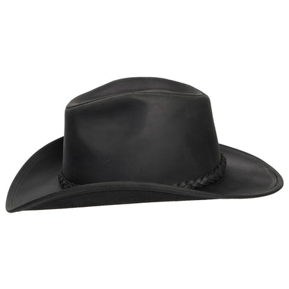 Buffalo Leather Cowboy Hat Black Wholesale Pack