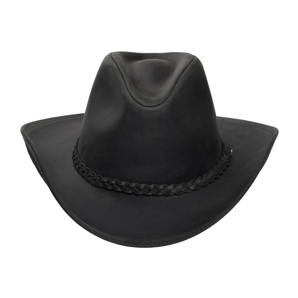 Buffalo Leather Cowboy Hat Black Wholesale Pack