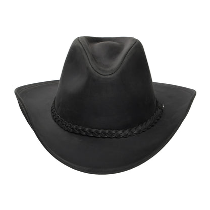 Buffalo Leather Cowboy Hat Black Wholesale Pack