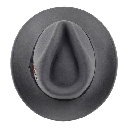 Crushable C-Crown Fedora Grey Wholesale Pack
