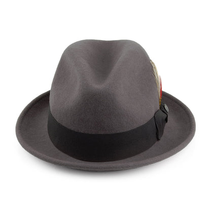 Crushable Blues Trilby Hat Grey Wholesale Pack