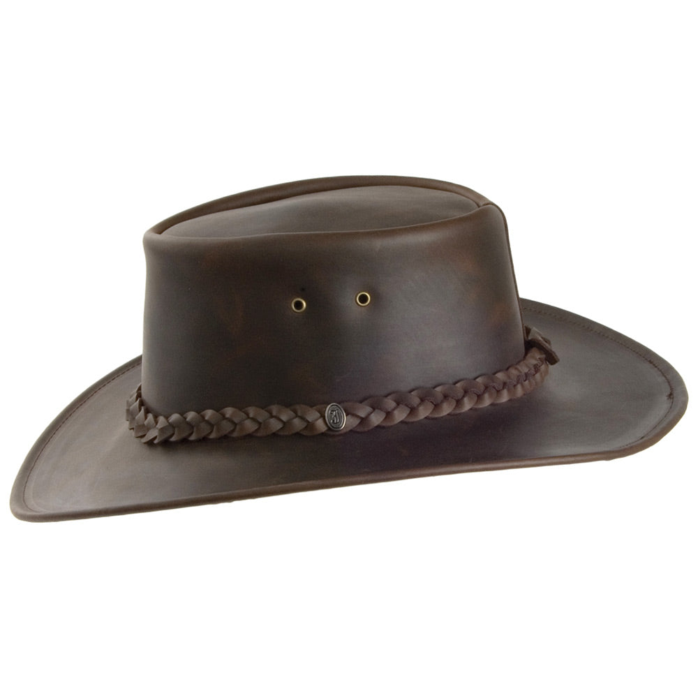 Crushable Leather Outback Hat Wholesale Pack