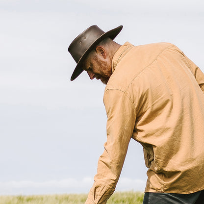 Crushable Leather Outback Hat Wholesale Pack